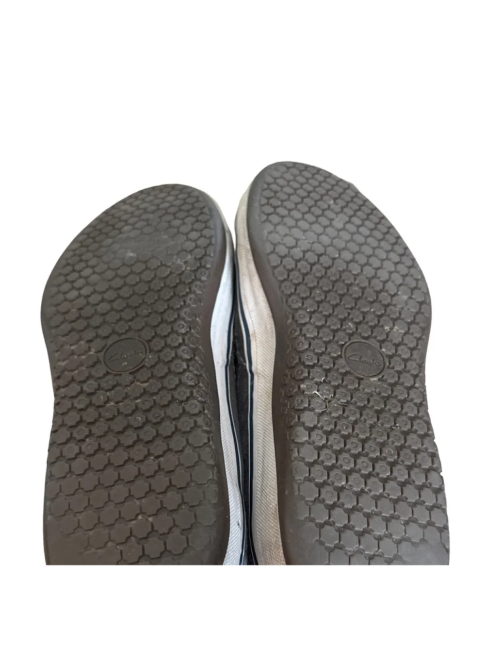 Clarks Suede Slip-On Shoes - size 9.5